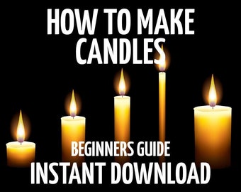 How to Make Candles, Candlemaking for Beginners, Wiccan Candles, Witchcraft Candles, Kitchen Witch, Book of Shadows Pages