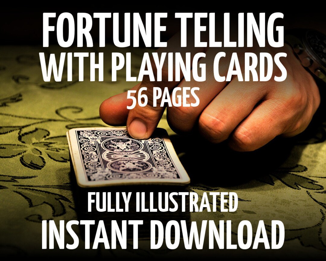 How to Tell Fortunes by Playing Cards Divination Fortune Etsy