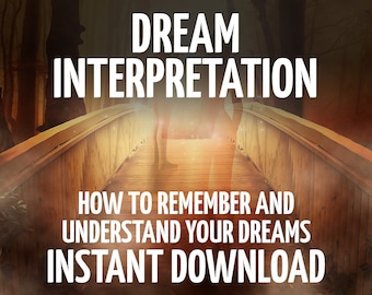 Dream Interpretation, Wicca, Witchcraft, Book of Shadows Pages, Divination, Instant Download, Pagan, Metaphysical