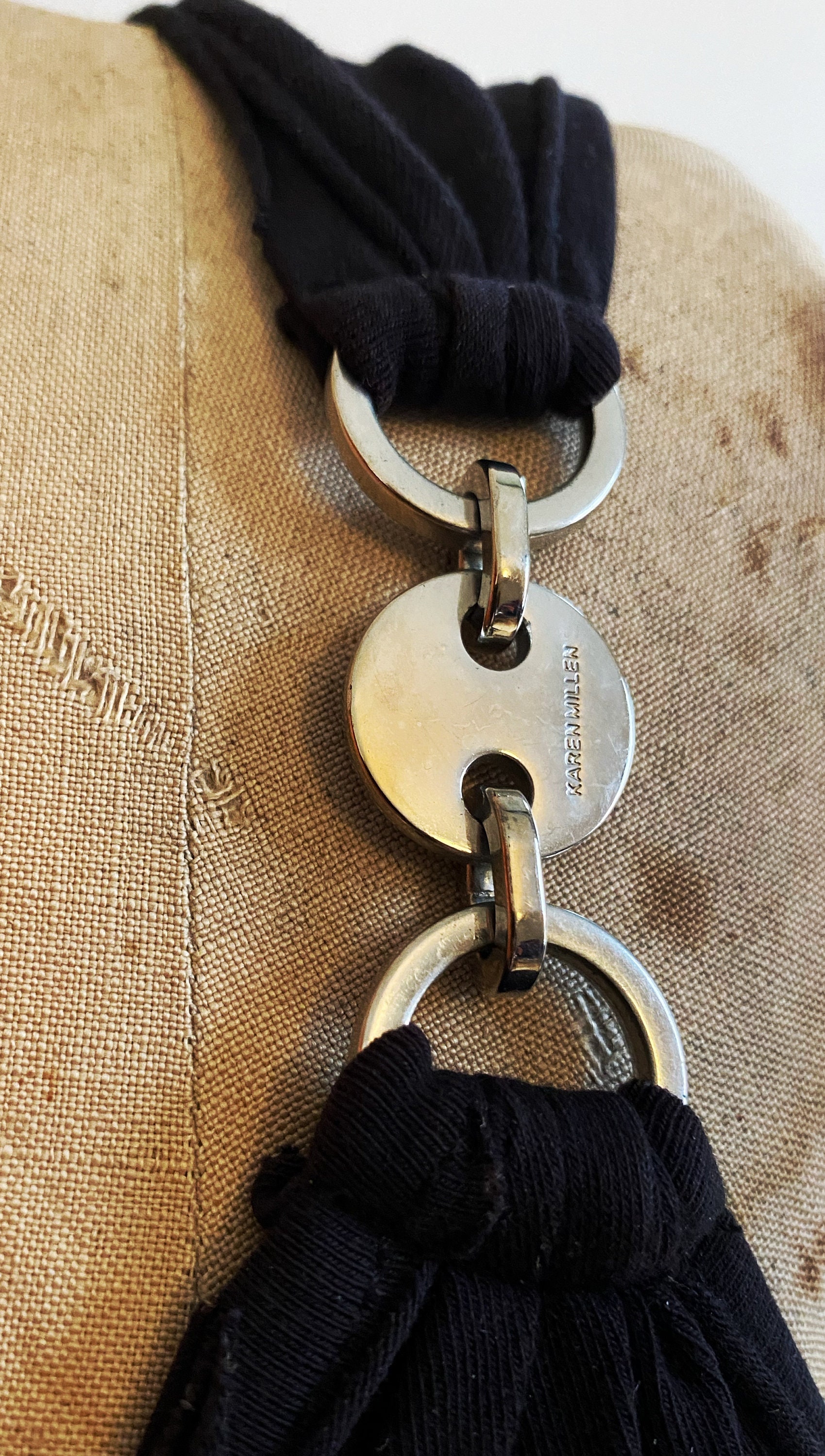 Haut Sans Manches Karen Millen Noir | Taille 36, Viscose | Occasion Très Bon état