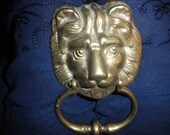 Door Knocker Brass Lion Head