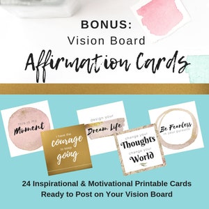 The Ultimate Vision Board Toolkit Personal Growth Create A - Etsy
