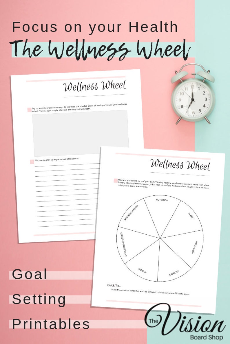 Wellness Wheel Goal Setting - Il 794xN.1896653577 77sz 