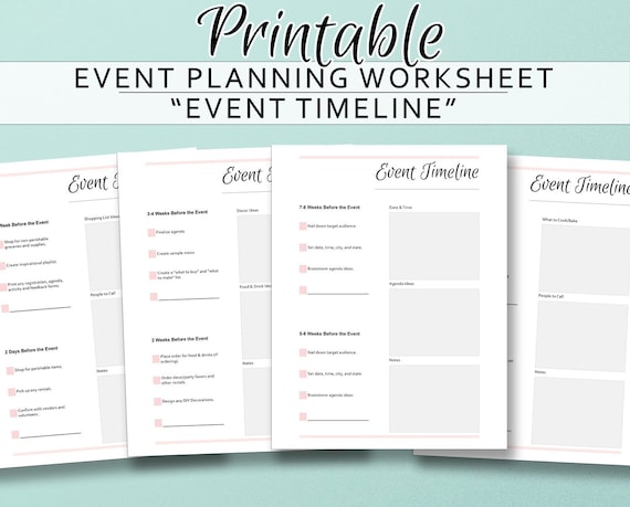 event timeline printables vision board activity self help etsy timeline printables