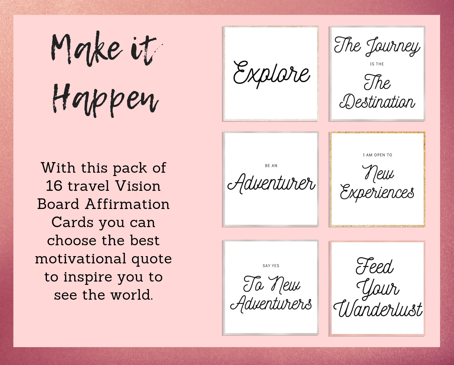 Vision Board Health Affirmation Cards Goal Cards Vision Board Printables  Healthy Body Quote Cards Body Positivity Printables 