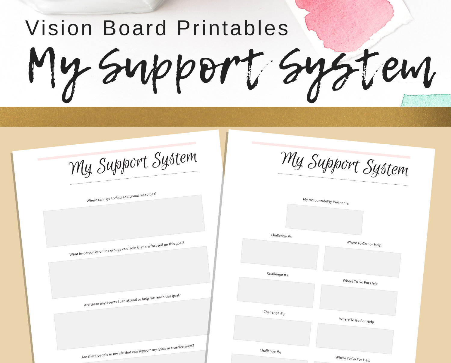 Vision Board Book, New and Updated, Vision Board Planner, Goal Planner,  Life Planner, Digital Life Planner, Life Vision Book 