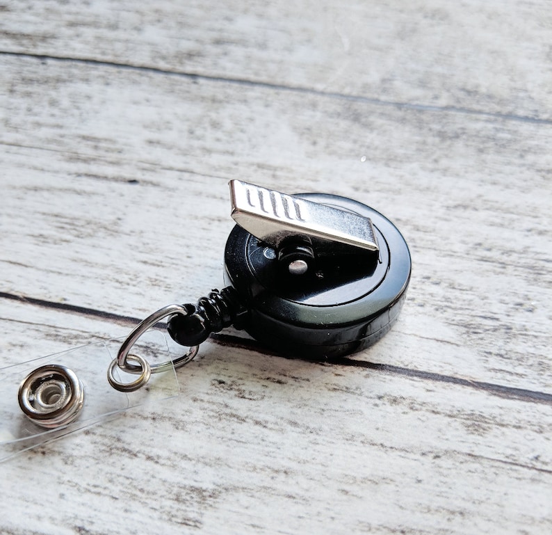 Tiny Hearts Fabric Covered Button Badge Reel