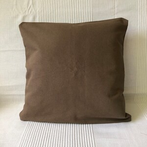 Hand embroidered 100% cotton pillowcase 35 x 35 cm pillow image 3