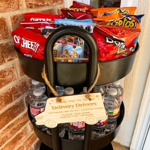Delivery Driver Truck sign - Thank you delivery drivers - Package Delivery thank you - Front porch delivery driver appreciation