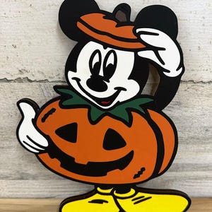 Mouse inspired pumpkin - Fall Decor - Halloween Decor