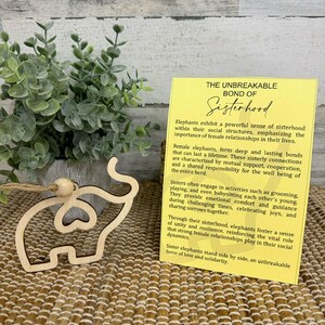 Friendship - Sisterhood Elephant Ornament - My Tribe Ornament - Friendship Gift - Car Charm - Sisterhood Bond Gift
