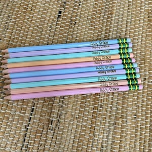 Personalized pencils - school supplies -Ticonderoga - back to school - teacher supplies - teacher gifts - engraved pencils