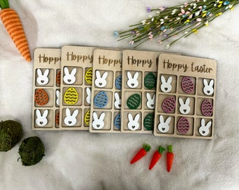 Easter Tic tac-toe - Kids games -Travel games - Kids play - Easter basket gifts