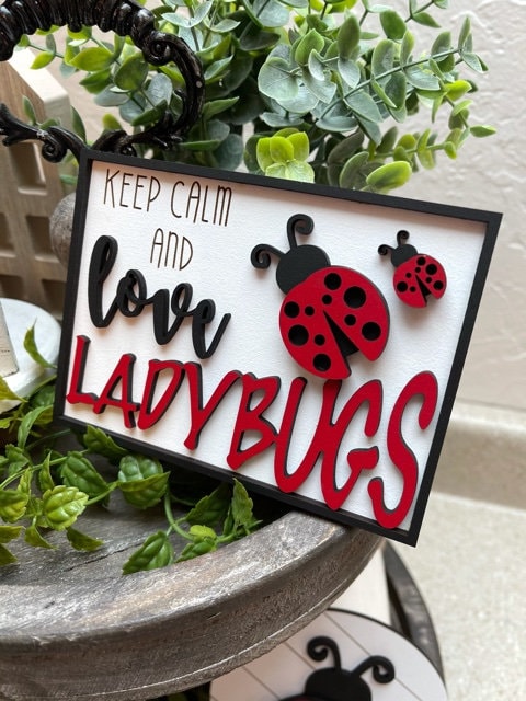 Ladybug Mini Signs - Ladybug - Love Ladybugs - Little Things -home ...