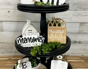 Eat, silverware mini sign - tier tray decor - farmhouse -home decor -kitchen decor