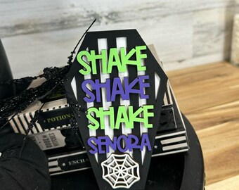 Beetlejuice Tier Tray Decor Halloween Decor Tier Tray Decor