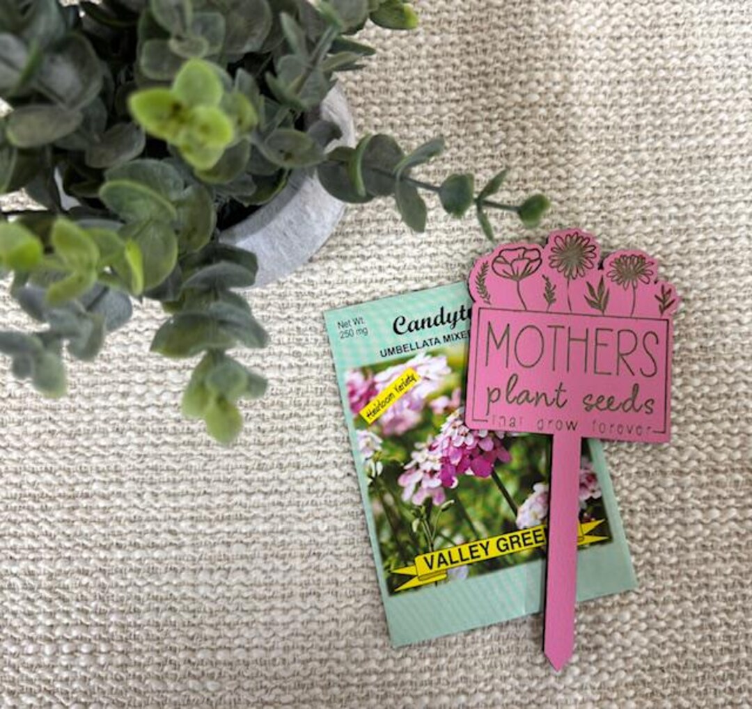 Mothers Plant Seeds - Mother's Day Signs - Happy Mother's Day - Mother