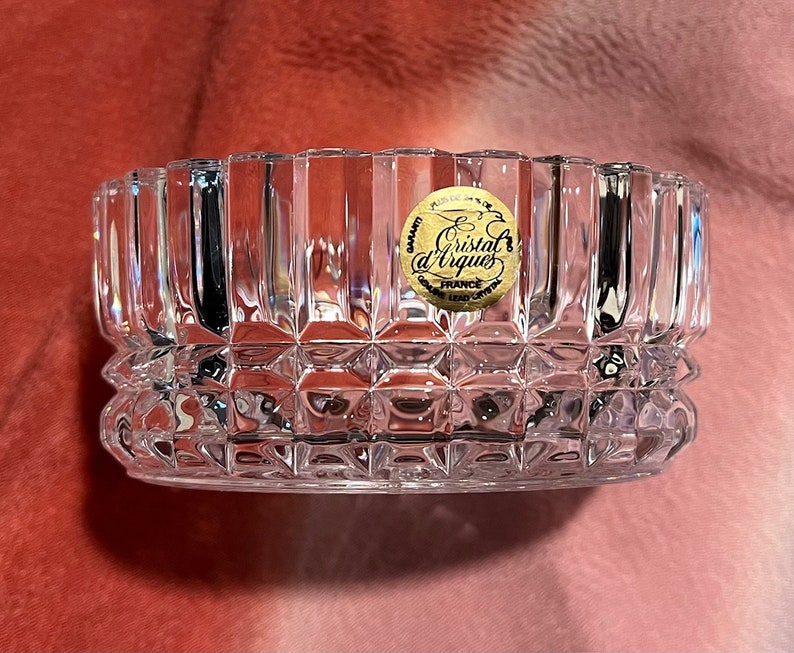 Small French Cristal DArques vase Bild 1