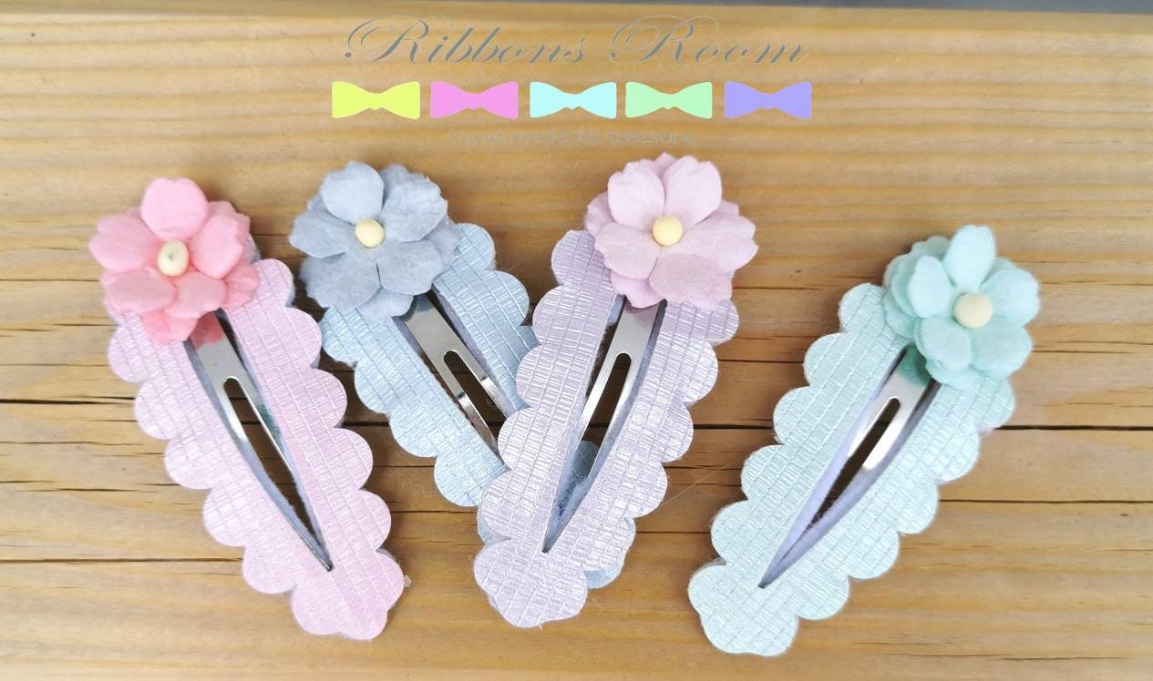 Snap Clips, Fringe Pink Hair Sparkly Slide, Baby Bows, Bow, Mini Floral Bow