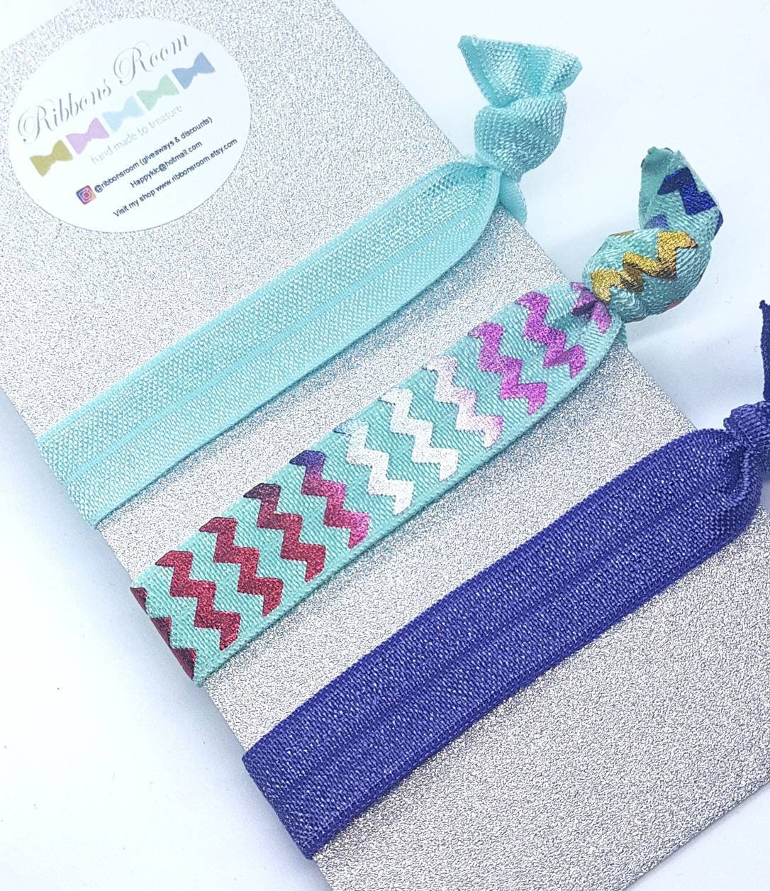 Hair Ties, Blue Hair Hen Party Gift, Band, Yoga Wrist Bands, Bag Ideas, Kids Bracelets