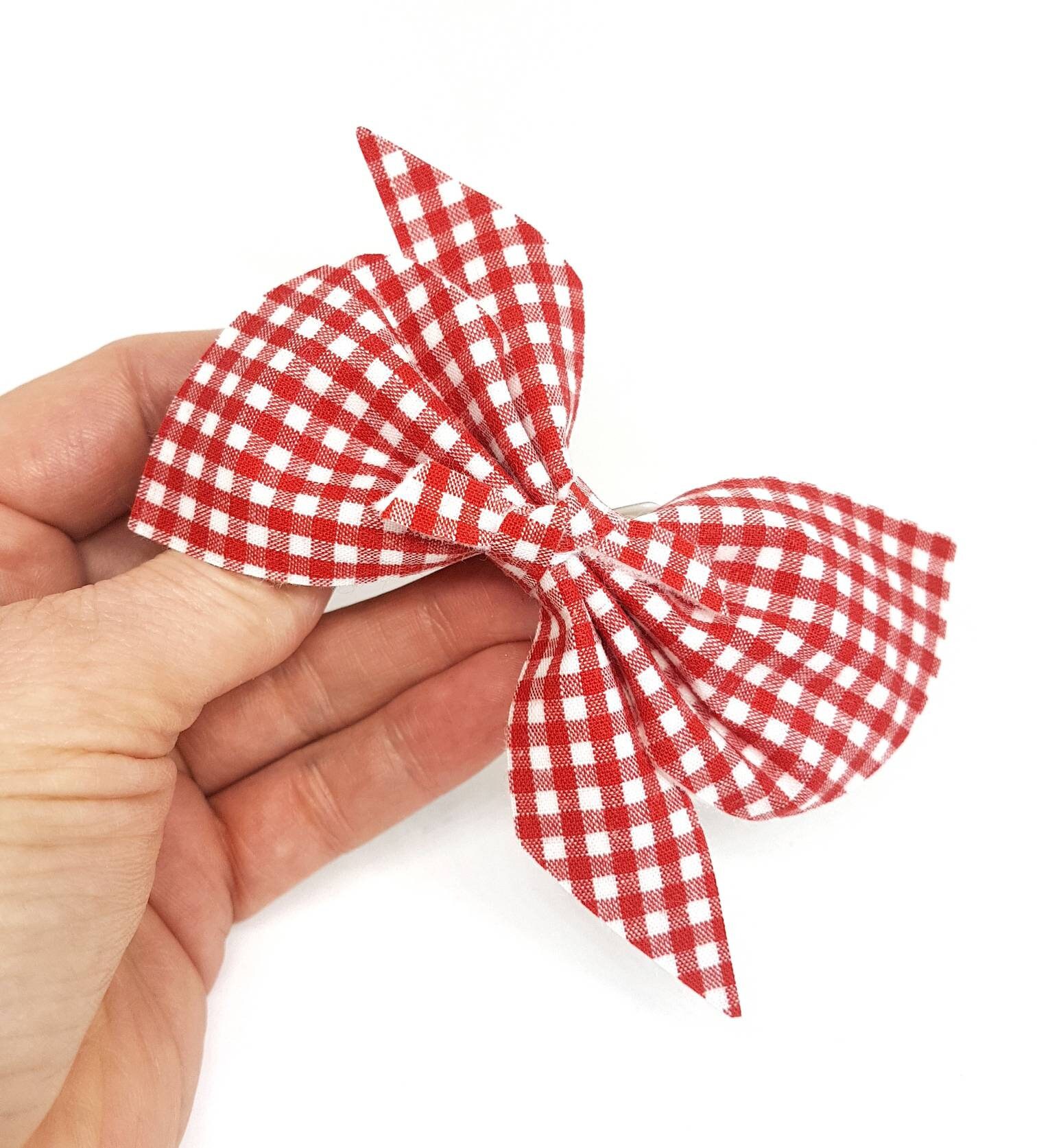 red gingham school dress