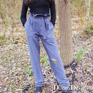 PDF Sewing Pattern Ebook high waist Pants Sylvia with sewing instructions