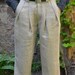Sewing Pattern retro men wide trousers send as PDF File with Ebook sewing instructions