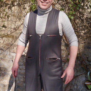 PDF sewingPattern for sewing Mens jumpsuit Rigoletto with an  ebook sewing instructions