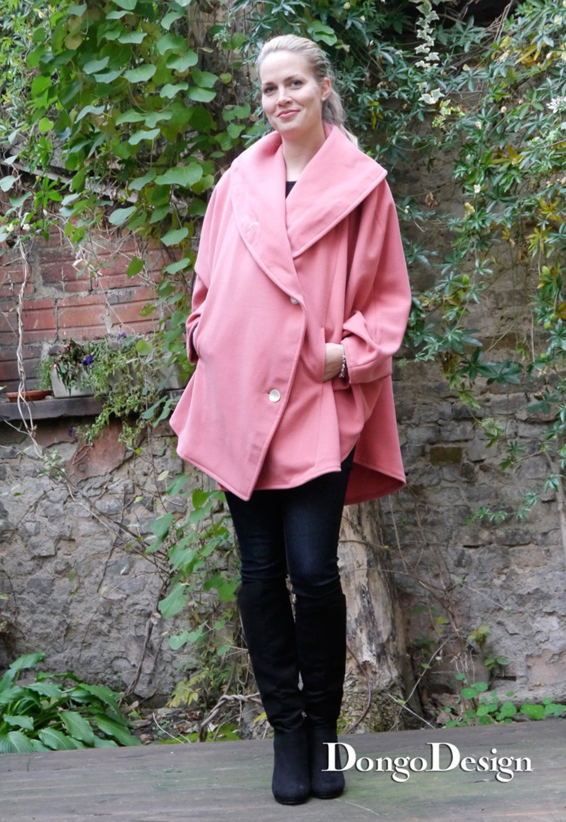 PDF Sewing Pattern Cape Coat Pdf File Ebook Etsy