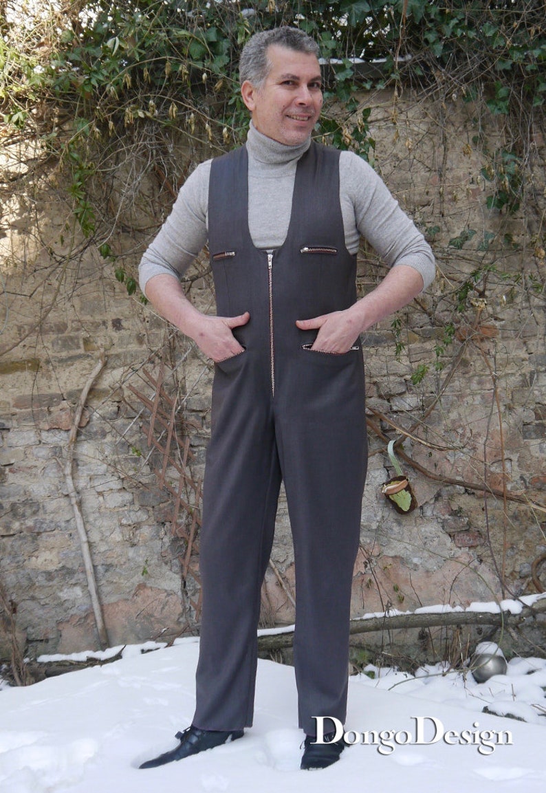 PDF Sewingpattern for Sewing Mens Jumpsuit Rigoletto With an - Etsy UK