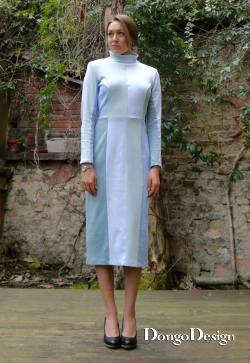 PDF Sewing Pattern Jersey Dress Jersey-stripes Easy as Letter - Etsy