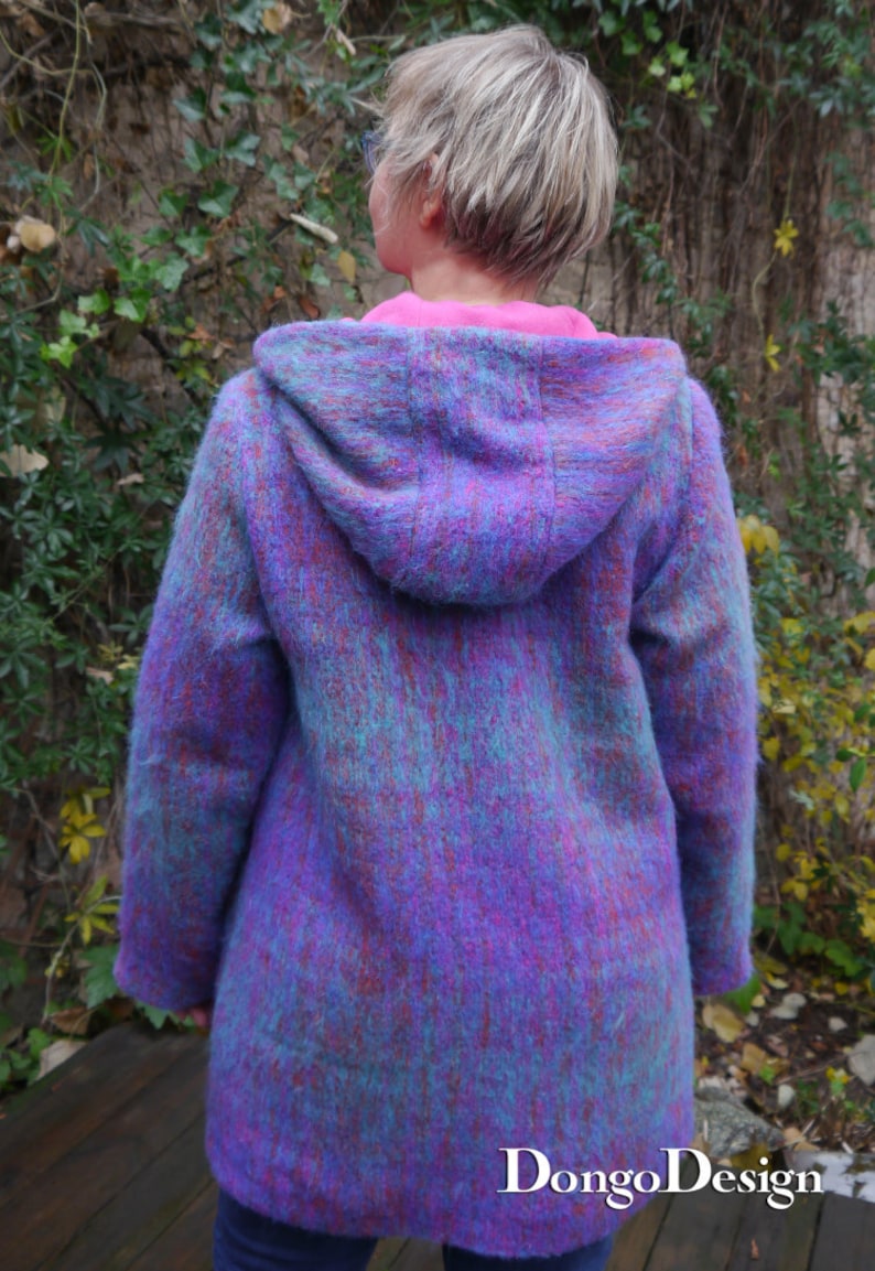 PDF sewing Pattern Coat Ariane with Ebook sewing instructions