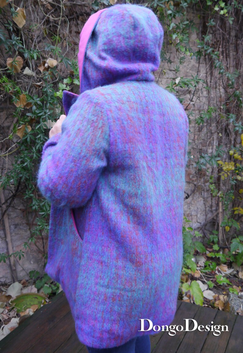 PDF sewing Pattern Coat Ariane with Ebook sewing instructions