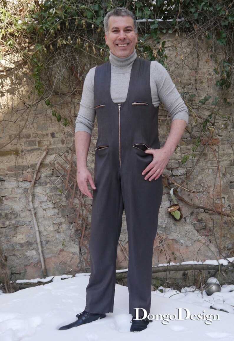 PDF Sewingpattern for Sewing Mens Jumpsuit Rigoletto With an - Etsy UK