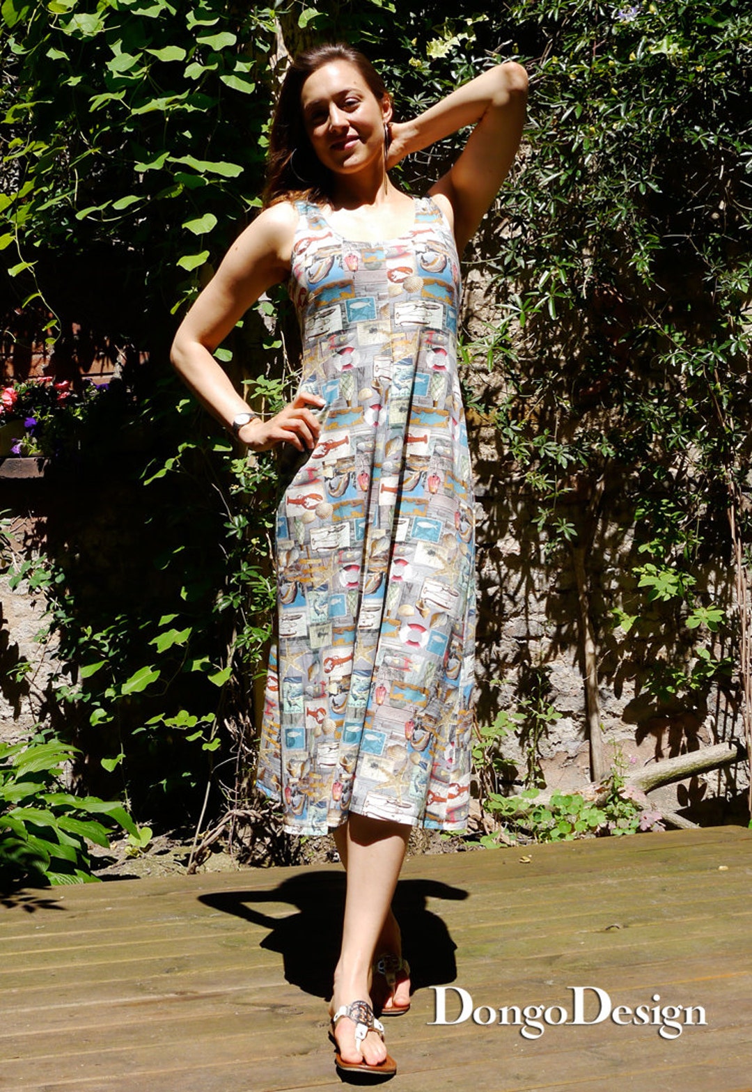 PDF Sewing Pattern Jersey Dress Kampen Super Easy With Ebook Etsy