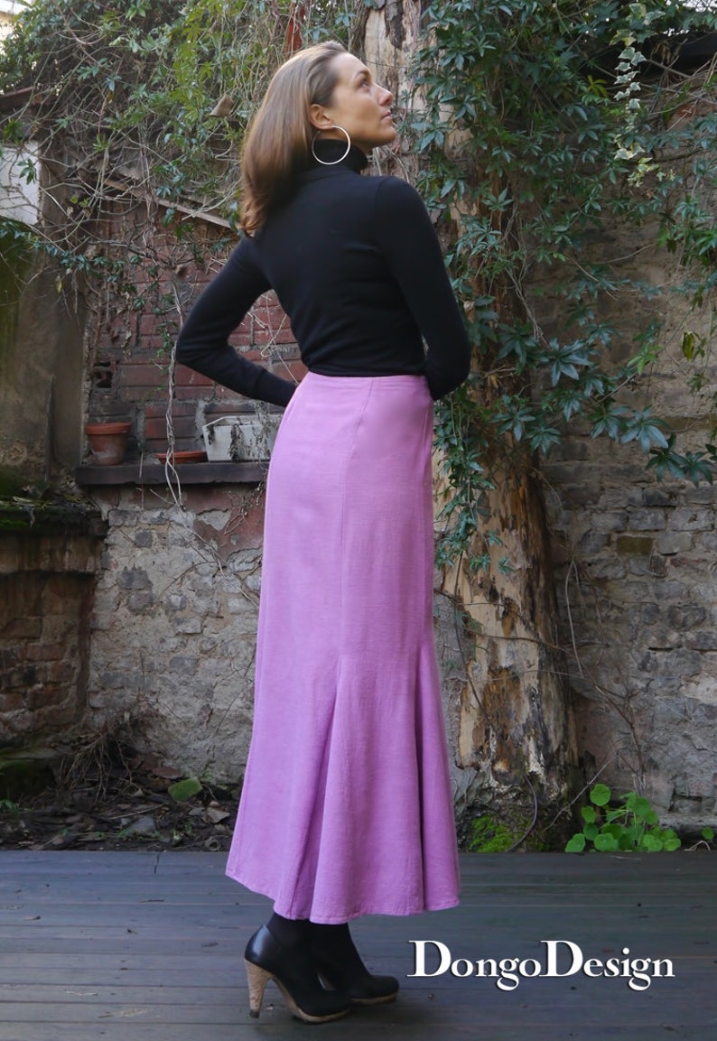 PDF Sewing Pattern Godet Skirt Easy PDF File With E-book - Etsy