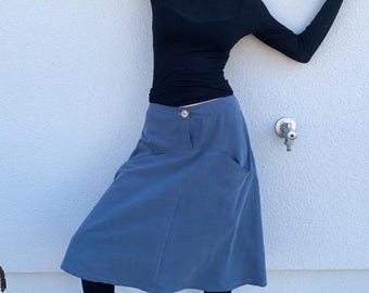 Ladies skirt pattern Paula in three length PDF File with eBook Sewing instructions