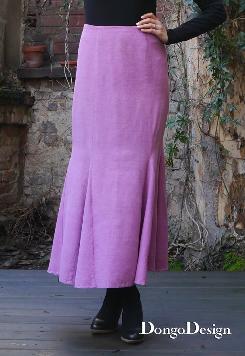 PDF Sewing Pattern Godet Skirt Easy PDF File With E-book - Etsy