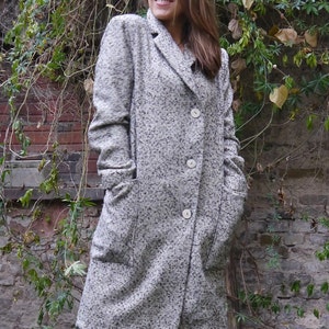 PDF sewing Pattern Coat Valeria Pdf file EBook instruction