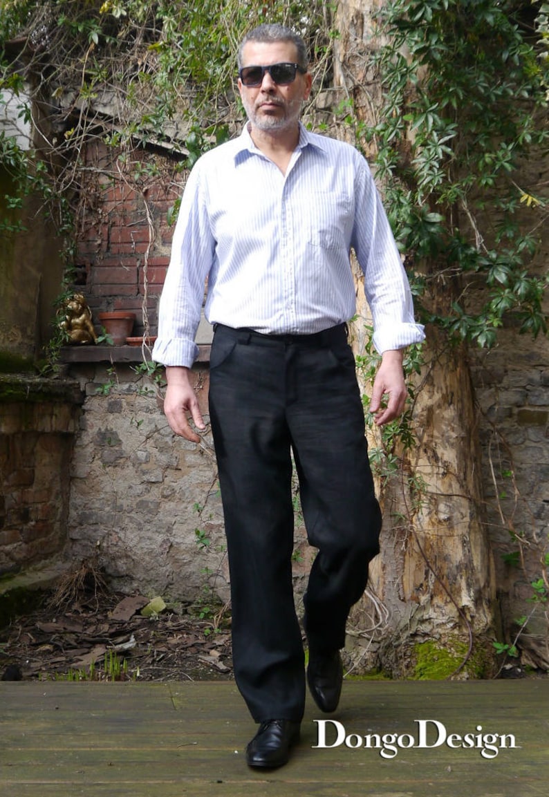 PDF Sewing Pattern Mens 4 Pocket Jeans With an Ebook Sewing