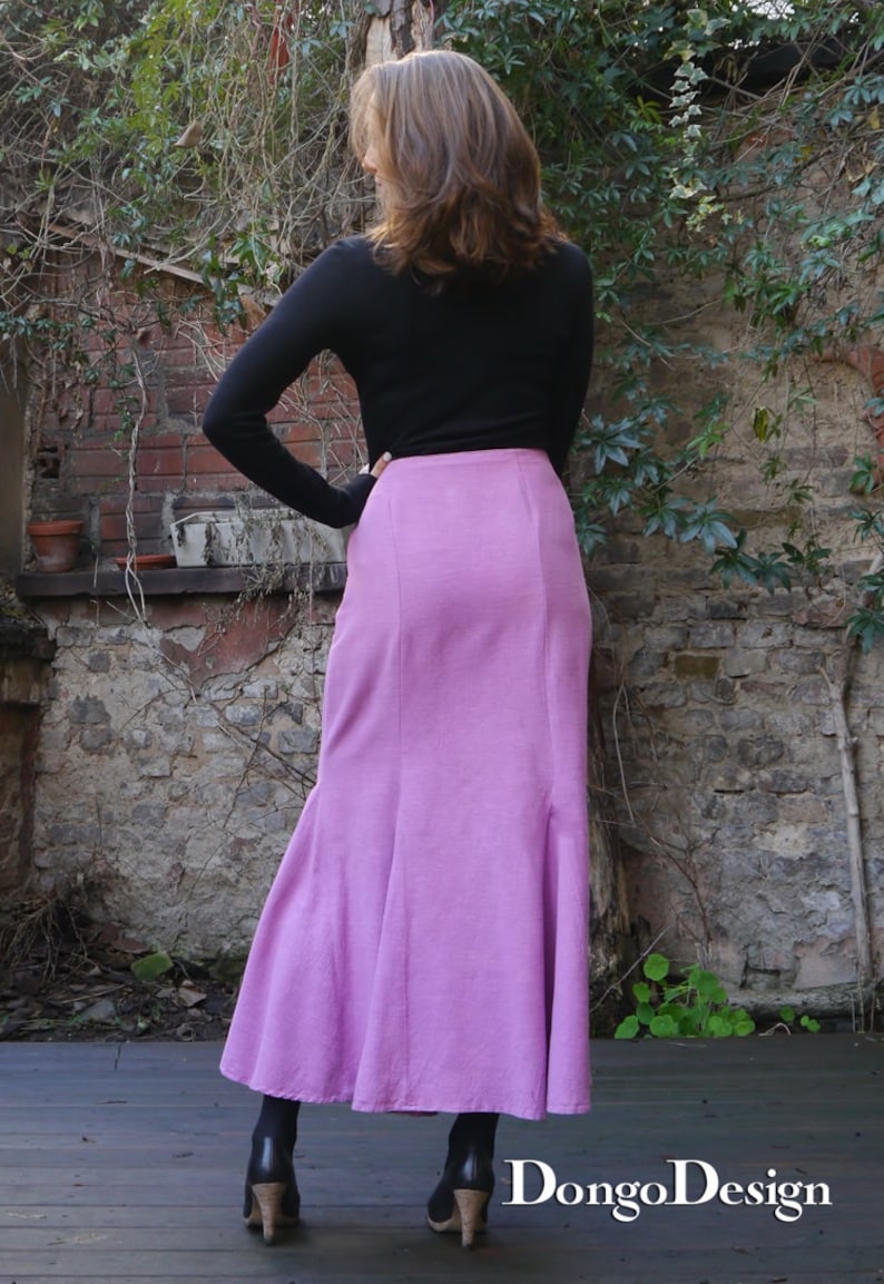PDF Sewing Pattern Godet Skirt Easy PDF File With E-book - Etsy