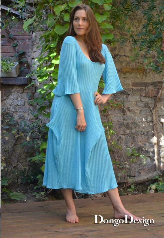 easy jersey dress pattern How to Sew a Jersey Knit Peasant Dress with a Sewing Machine