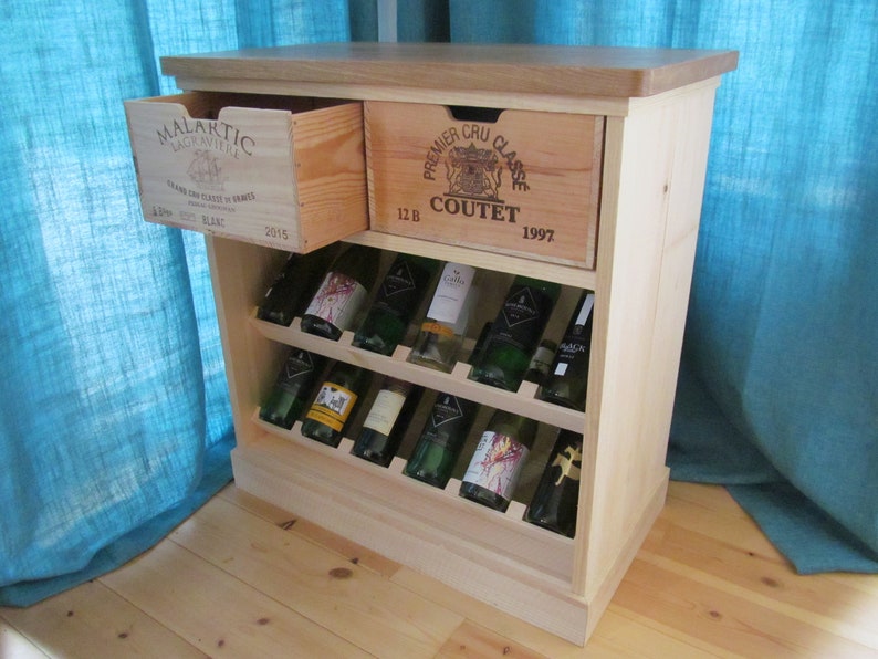 Handmade Rustic Wine Rack Etsy UK
