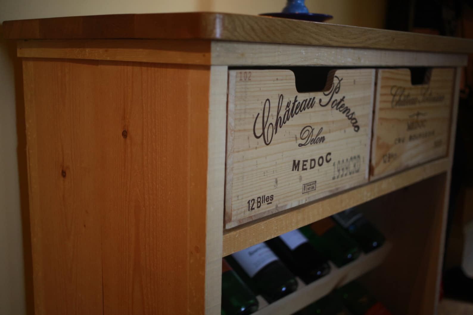 Handmade Rustic Wine Rack Etsy UK