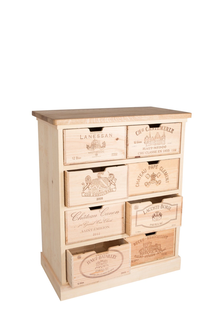 Chest of Drawers, 8 Wineboxdrawers Etsy UK