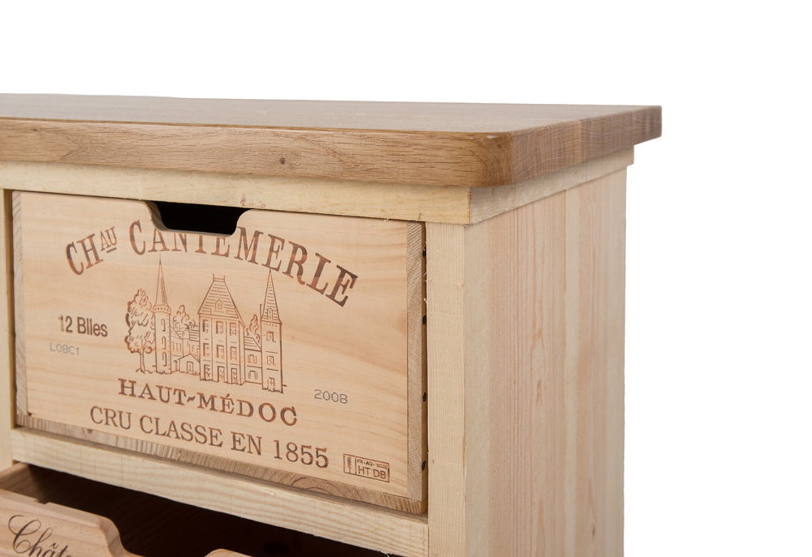 Chest of Drawers, 8 Wineboxdrawers Etsy UK