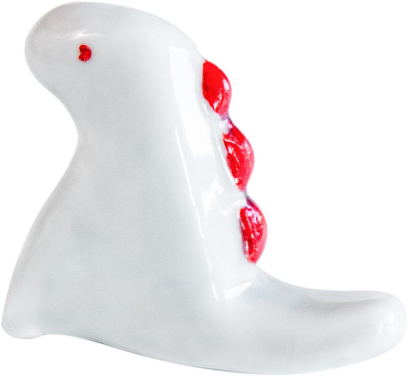 Dinosaur Plate & Chopstick Rest Set - Thumbnail 2