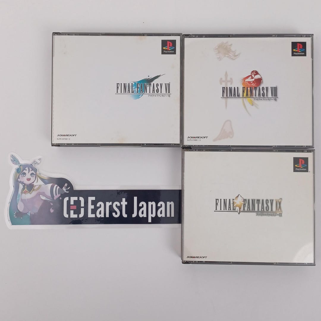 Used Sony Playstation PS PS1 Final Fantasy Vii Viii Ix (FF7 FF8