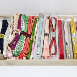 10 pcs Vintage Kimono Obi-jime, Japanese traditional Kimono Obi cord  Accessory *pictures are sample*