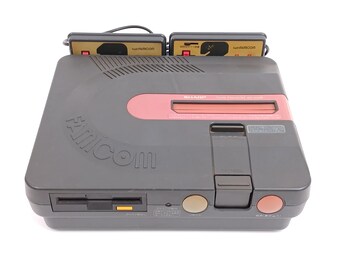 Used SHARP Twin Famicom Black Console Set With 30 Random Famicom